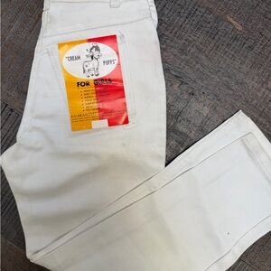 Vintage Dead stock western wear "cream Puffs" for Girls. 1950's-60's cotton teil